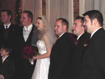 Devin, Stephanie and groomsmen